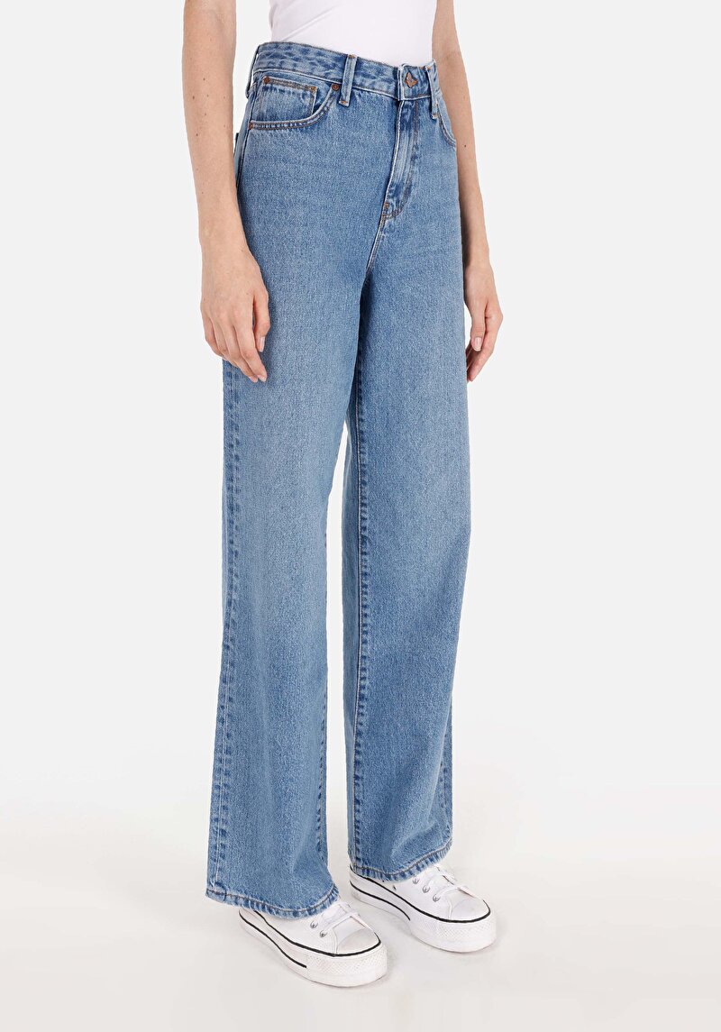 Imagine a Pantaloni De Dama Albastru Regular Fit 970 Berry Cl1070777