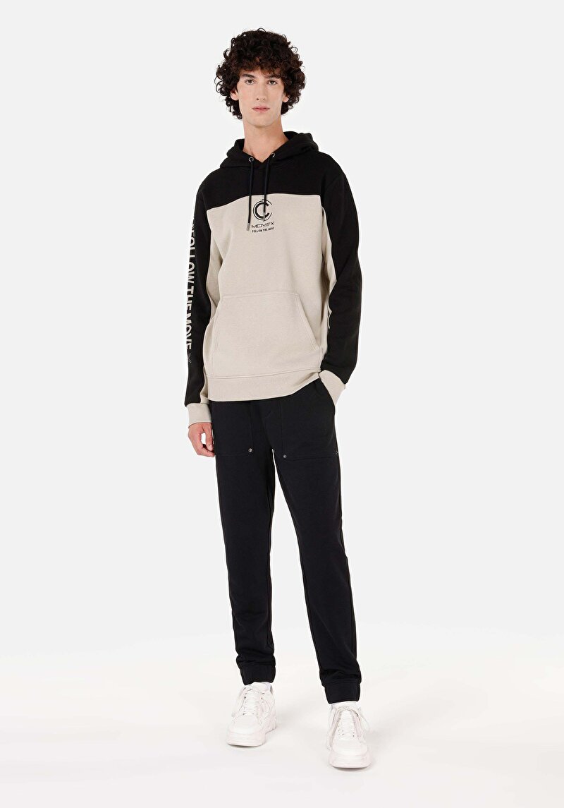 Afișați detalii pentru Hanorac / Bluza De Barbati Negru Regular Fit  Cl1070813