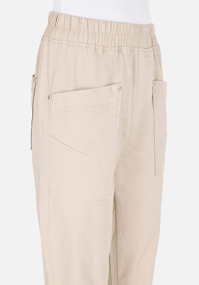 Afișați detalii pentru Pantaloni De Dama Bej Regular Fit  Cl1071481