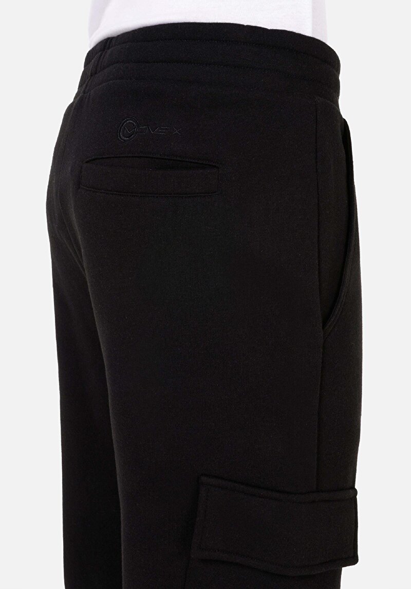 Afișați detalii pentru Pantaloni De Trening De Barbati Negru Regular Fit  Cl1070814