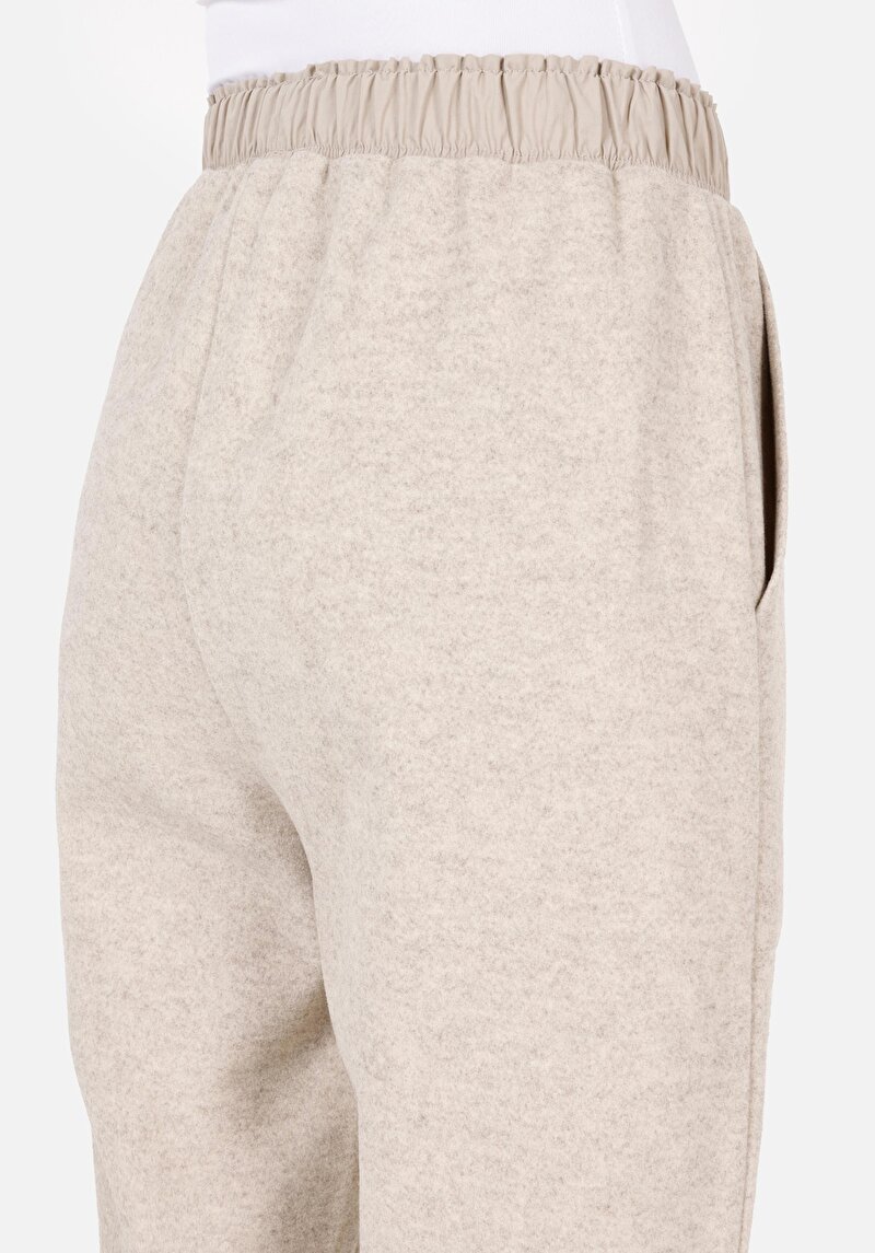 Afișați detalii pentru Regular Fit Mid Waist Pantaloni De Trening Gri Pentru Femei