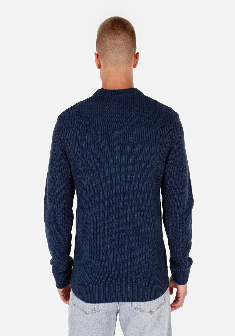 Afișați detalii pentru Pulover De Barbati Albastru Marin Regular Fit  Cl1070837