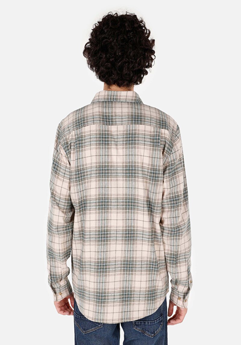 Afișați detalii pentru Camasa Cu Maneca Lunga De Barbati Bej Regular Fit  Cl1070842