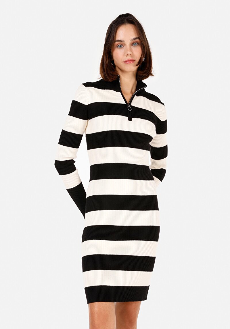 Afișați detalii pentru Rochie De Dama Negru Slim Fit  Cl1071656