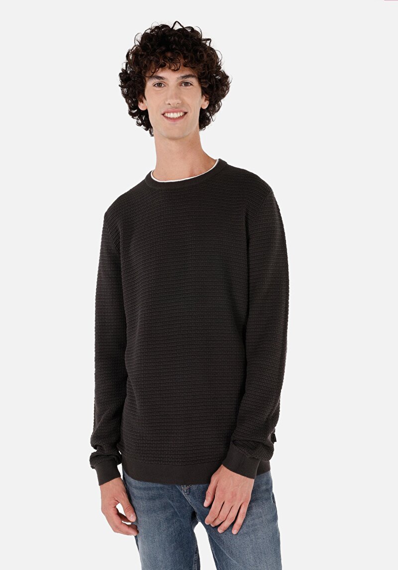 Imagine a Pulover De Barbati Antracit Regular Fit Cl1071672