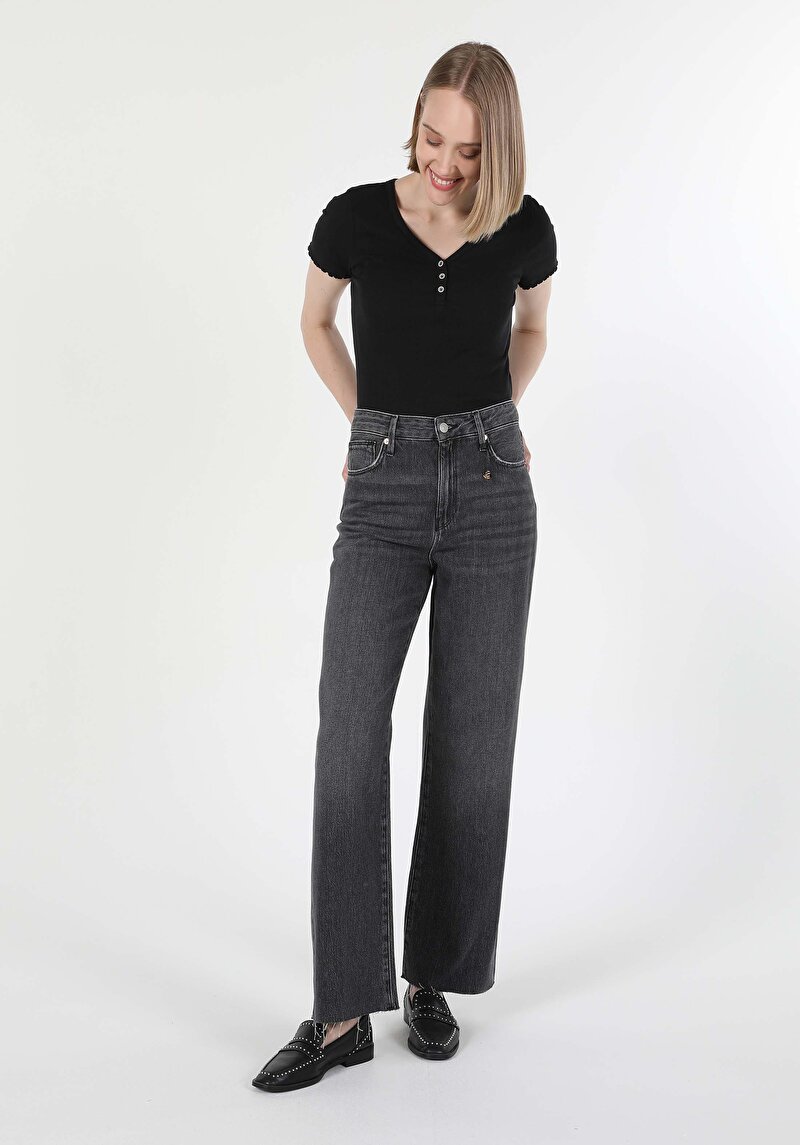 Imagine a Pantaloni De Dama Denim Regular Fit 970 Berry Cl1060466