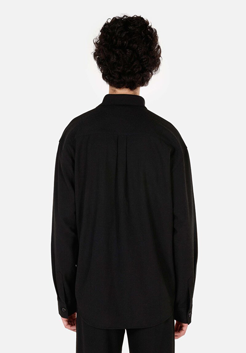 Imagine a Camasa Cu Maneca Lunga De Barbati Antracit Regular Fit Cl1070845