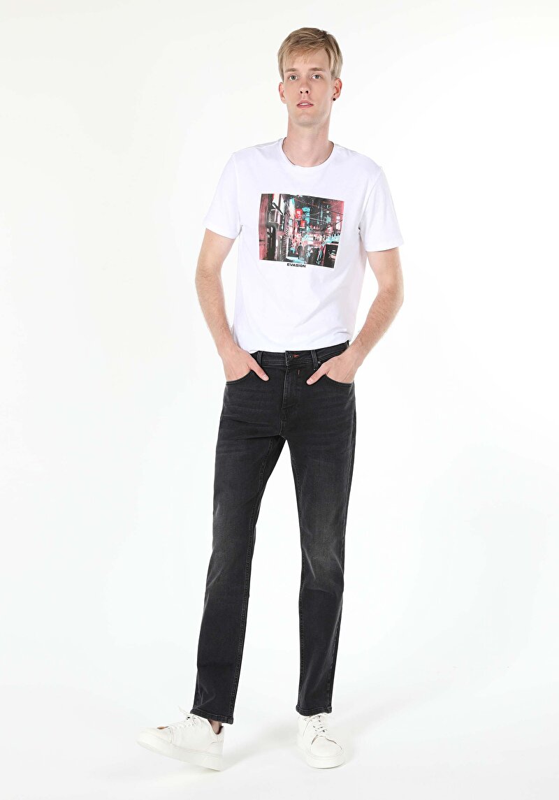 Imagine a Pantaloni De Barbati Denim Regular Fit 045 David Cl1060484