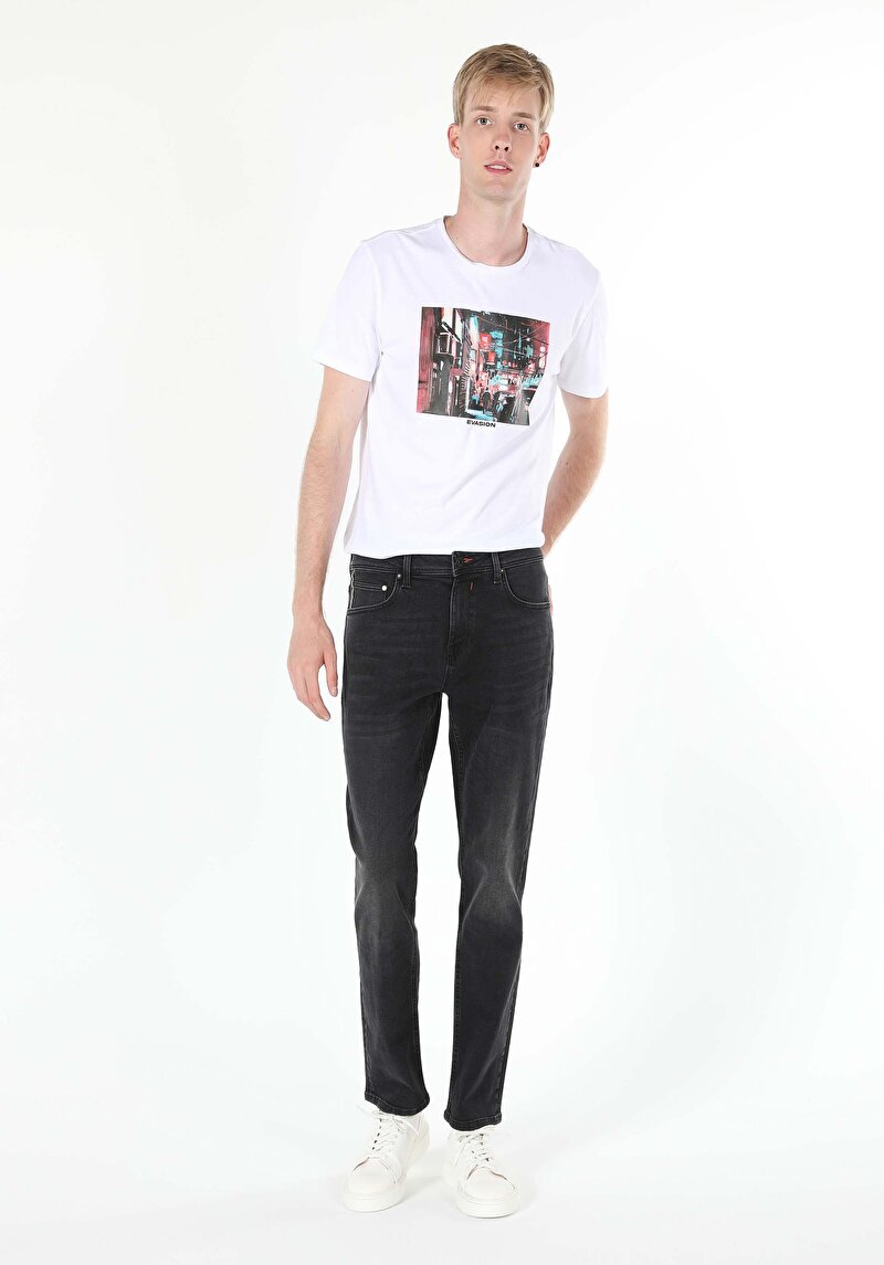 Imagine a Pantaloni De Barbati Denim Regular Fit 045 David Cl1060484