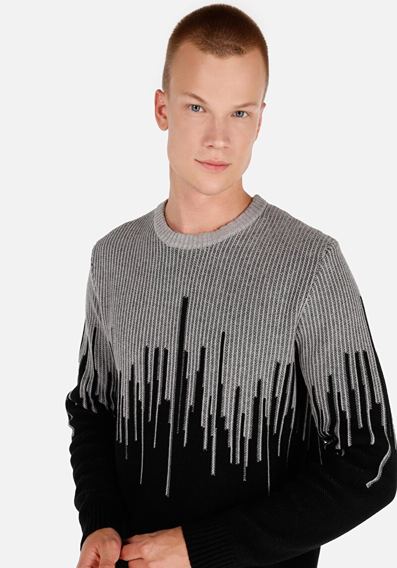 Imagine a Pulover De Barbati Negru Regular Fit Cl1071690