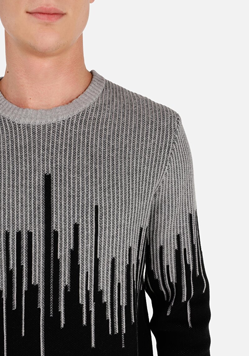 Afișați detalii pentru Pulover De Barbati Negru Regular Fit  Cl1071690