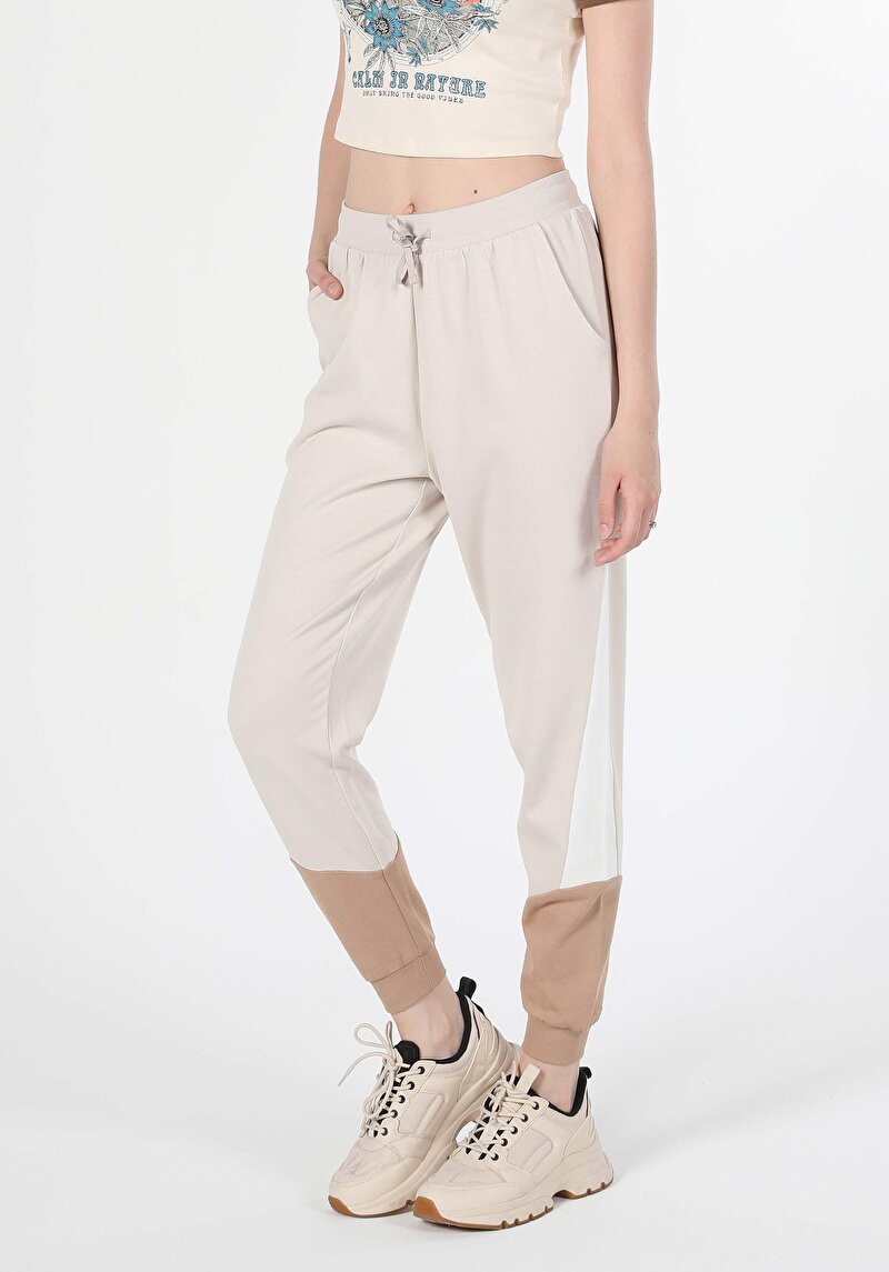 Imagine a Pantaloni De Trening De Dama Bej   Cl1060607