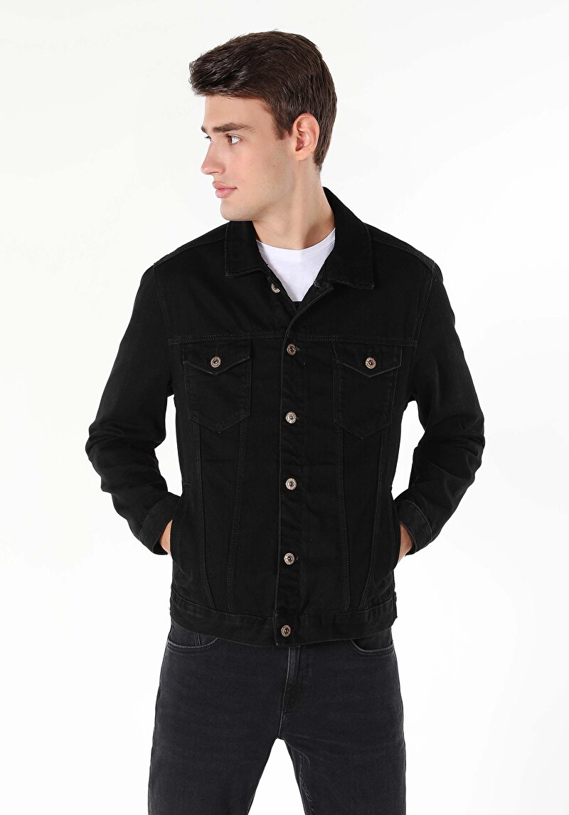 Imagine a Jacheta De Barbati Albastru Marin Regular Fit Cl1060632