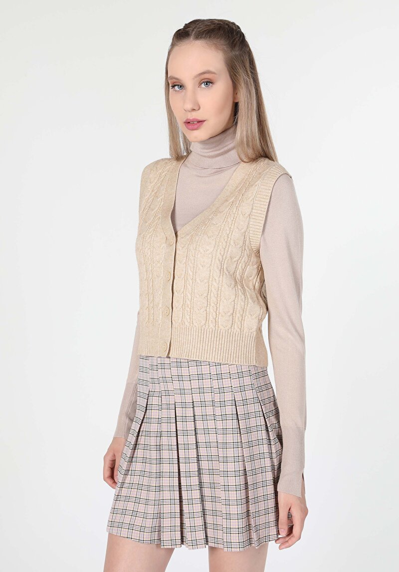 Imagine a Cardigan De Dama Bej   Cl1060686