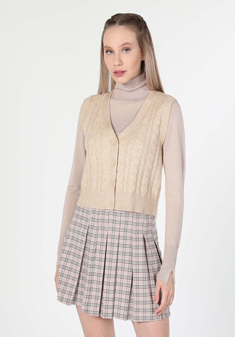 Afișați detalii pentru Cardigan De Dama Bej   Cl1060686