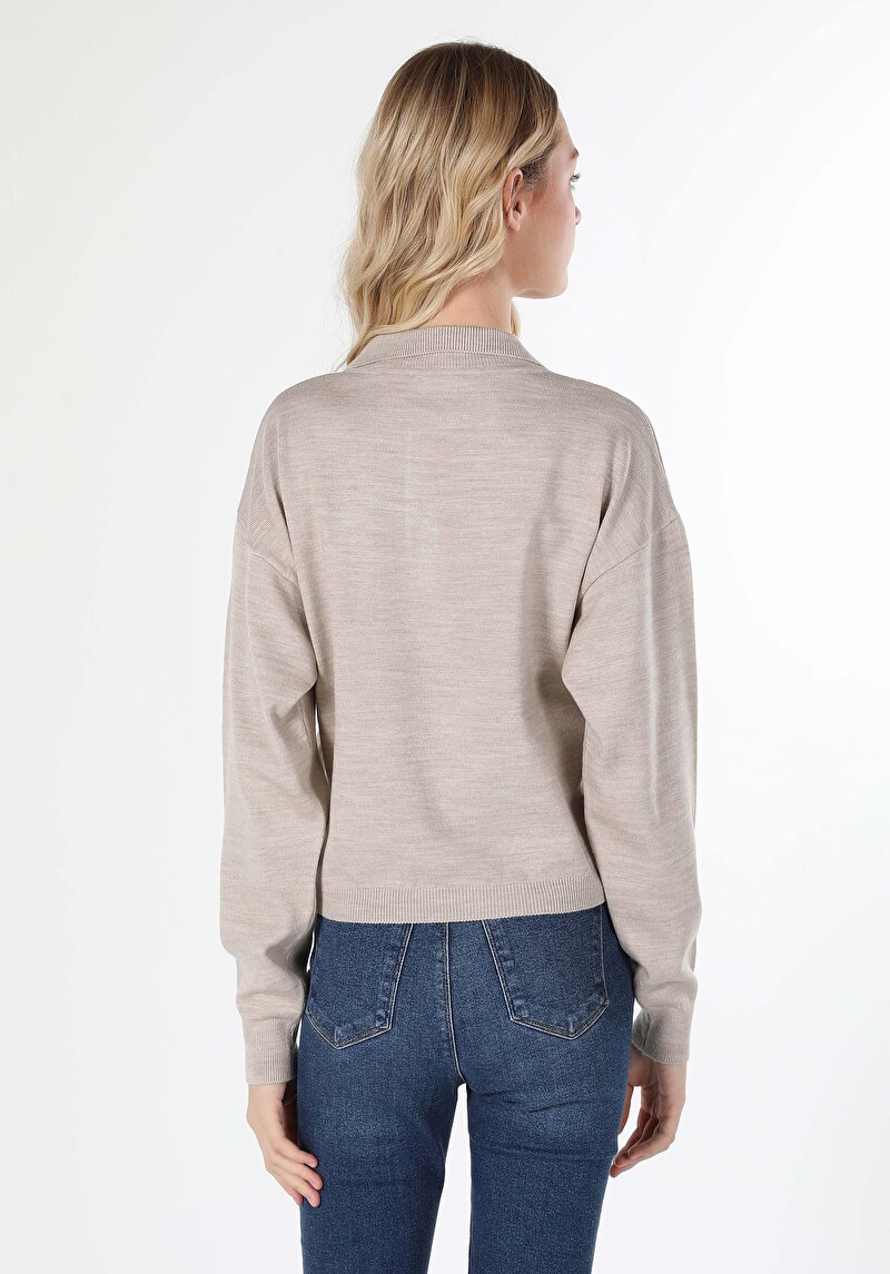 Afișați detalii pentru Pulover De Dama Bej   Cl1060687