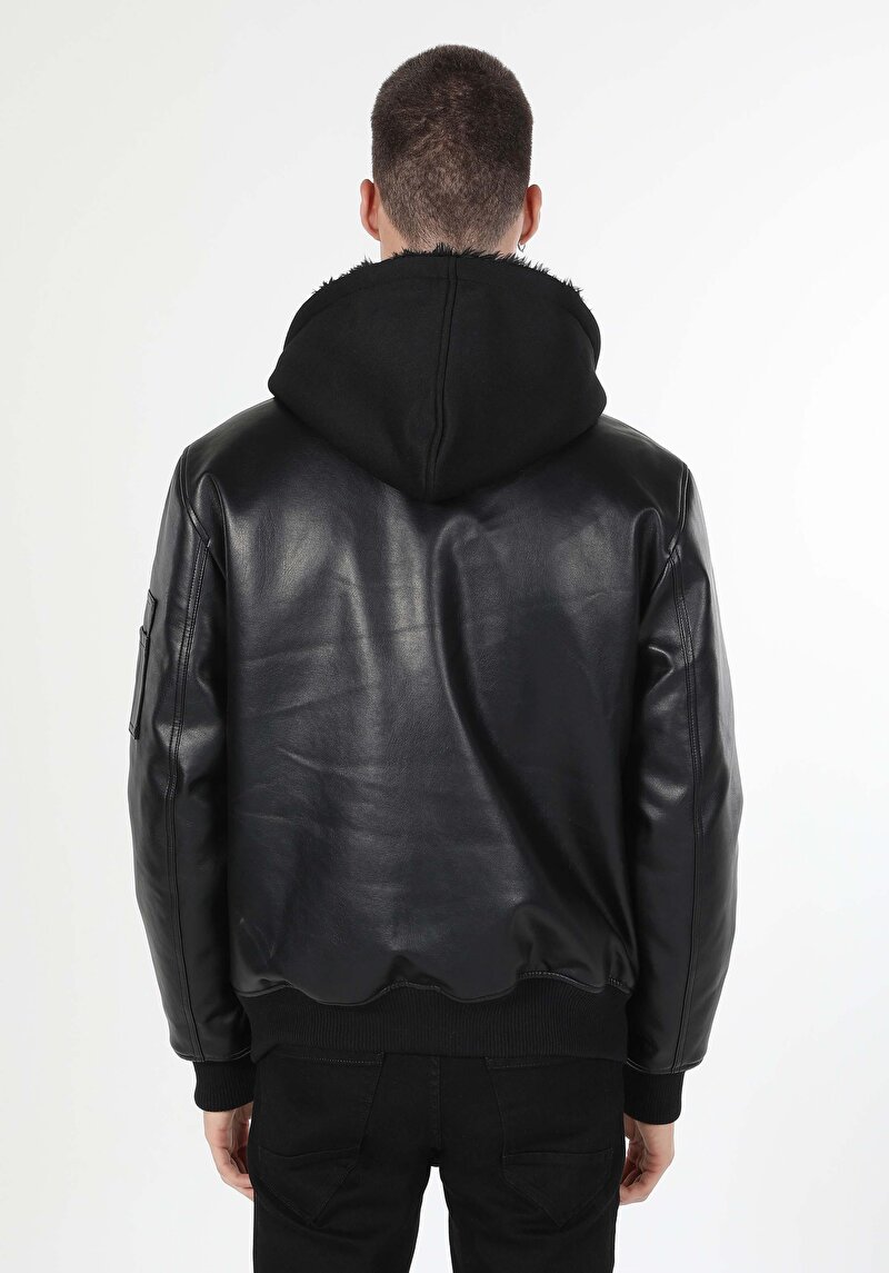 Imagine a Jacheta De Barbati Negru Regular Fit Cl1060744