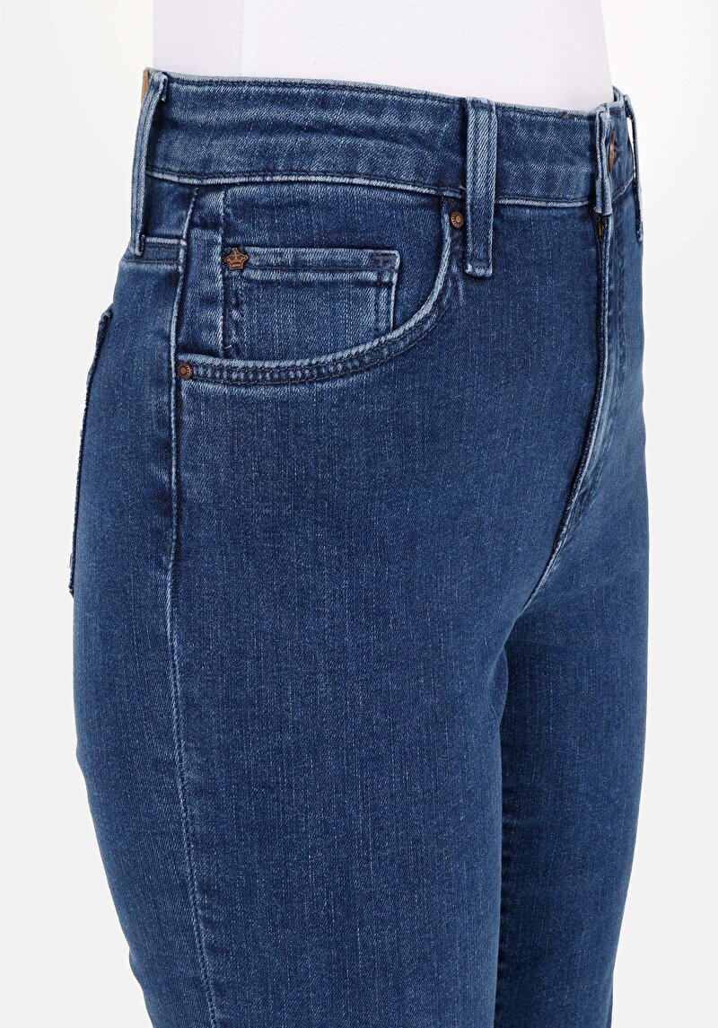 Afișați detalii pentru Pantaloni De Dama Albastru Slim Fit  Cl1072157