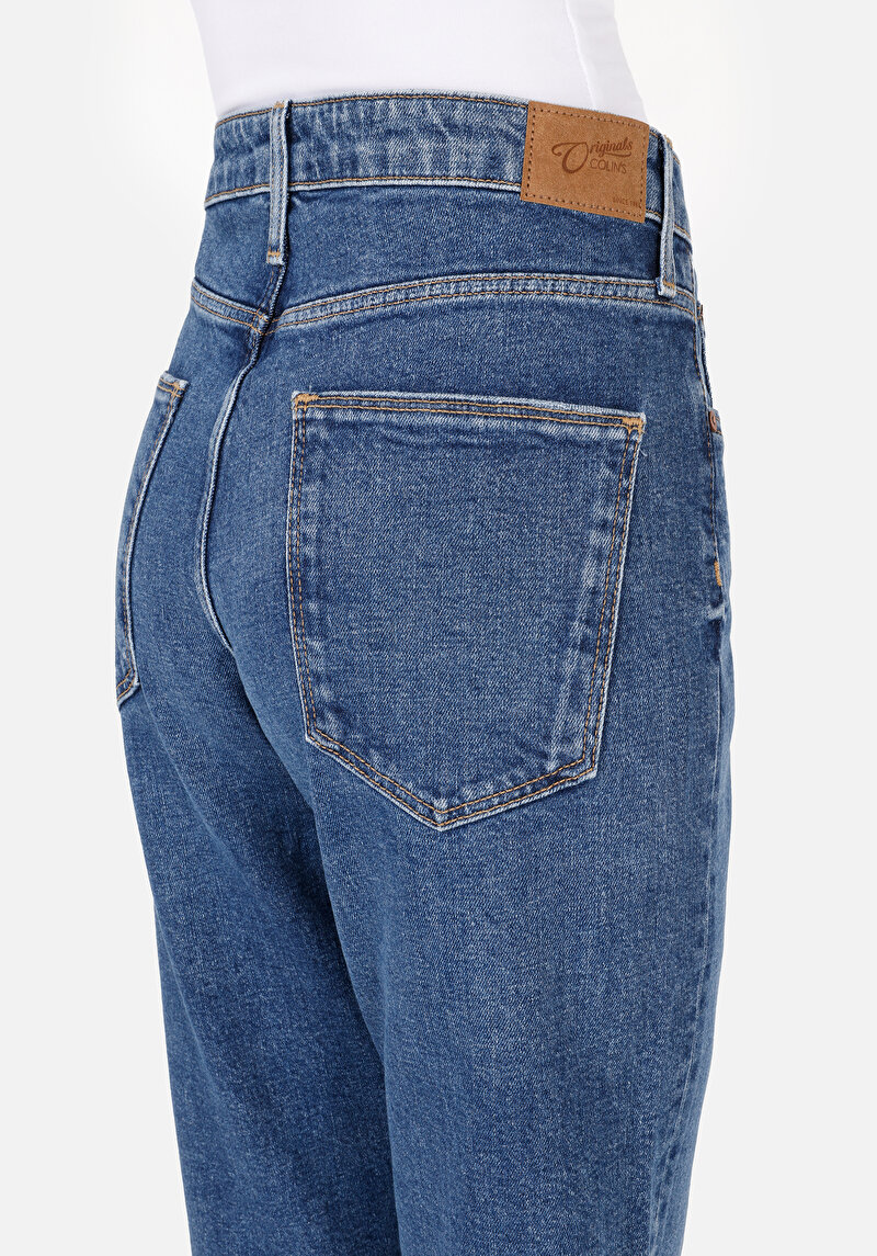 Afișați detalii pentru Pantaloni De Dama Denim Boyfriend Fit 893 Julia Cl1072158