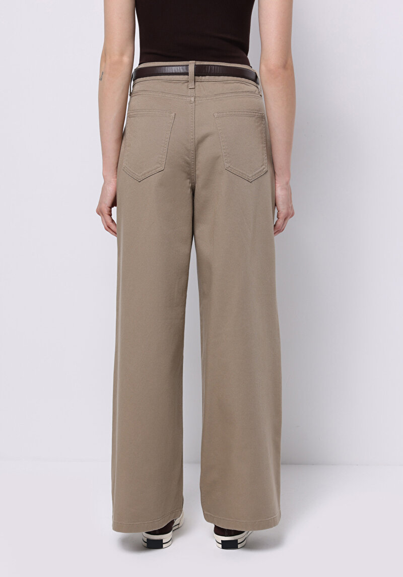 Afișați detalii pentru Pantaloni De Dama Bej Regular Fit  Cl1070949