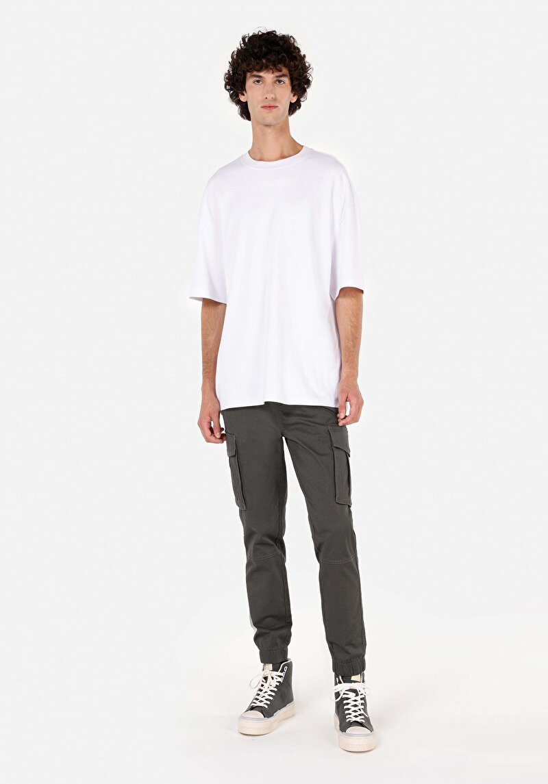 Imagine a Pantaloni De Barbati Antracit Slim Fit  Cl1072366