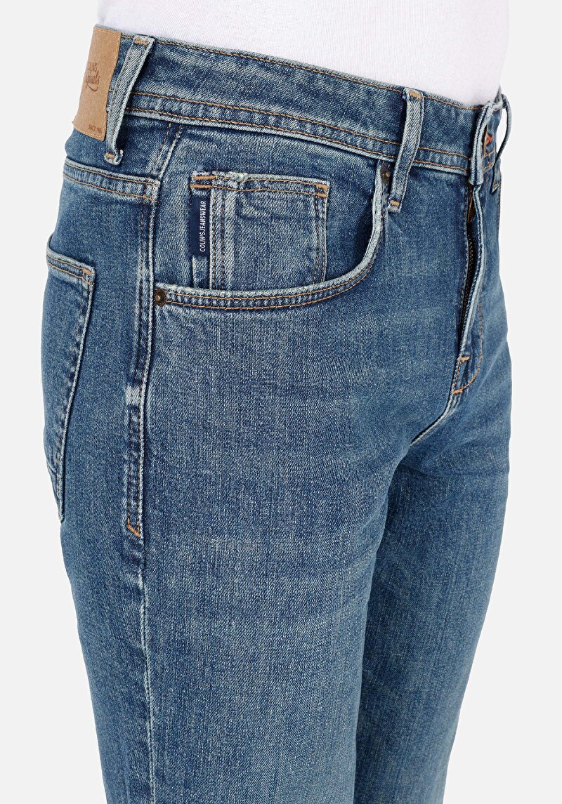 Afișați detalii pentru Pantaloni De Barbati Denim Straight Fit 044 Karl Cl1072384