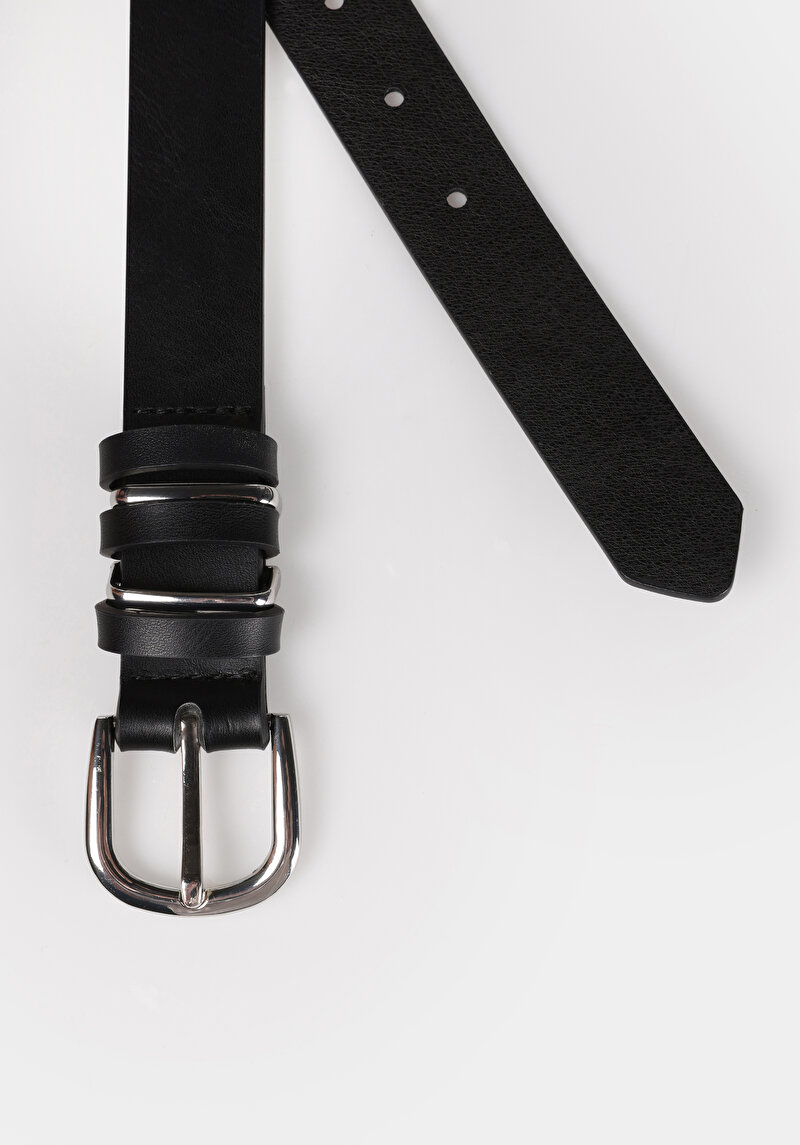 Afișați detalii pentru Curea De Dama Negru Modern Fit  Cl1072623