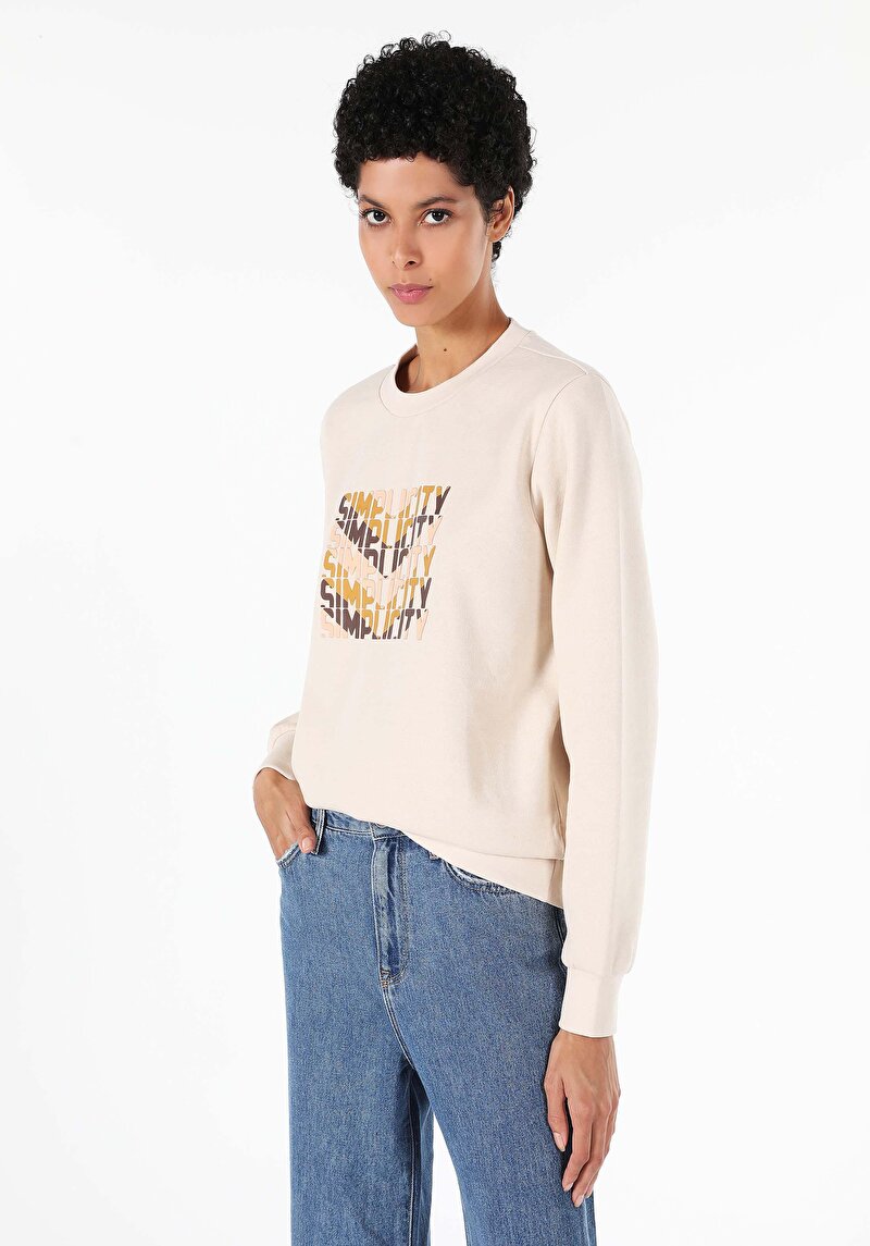 Afișați detalii pentru Tricou Cu Maneca Lunga De Dama Bej   Cl1060972