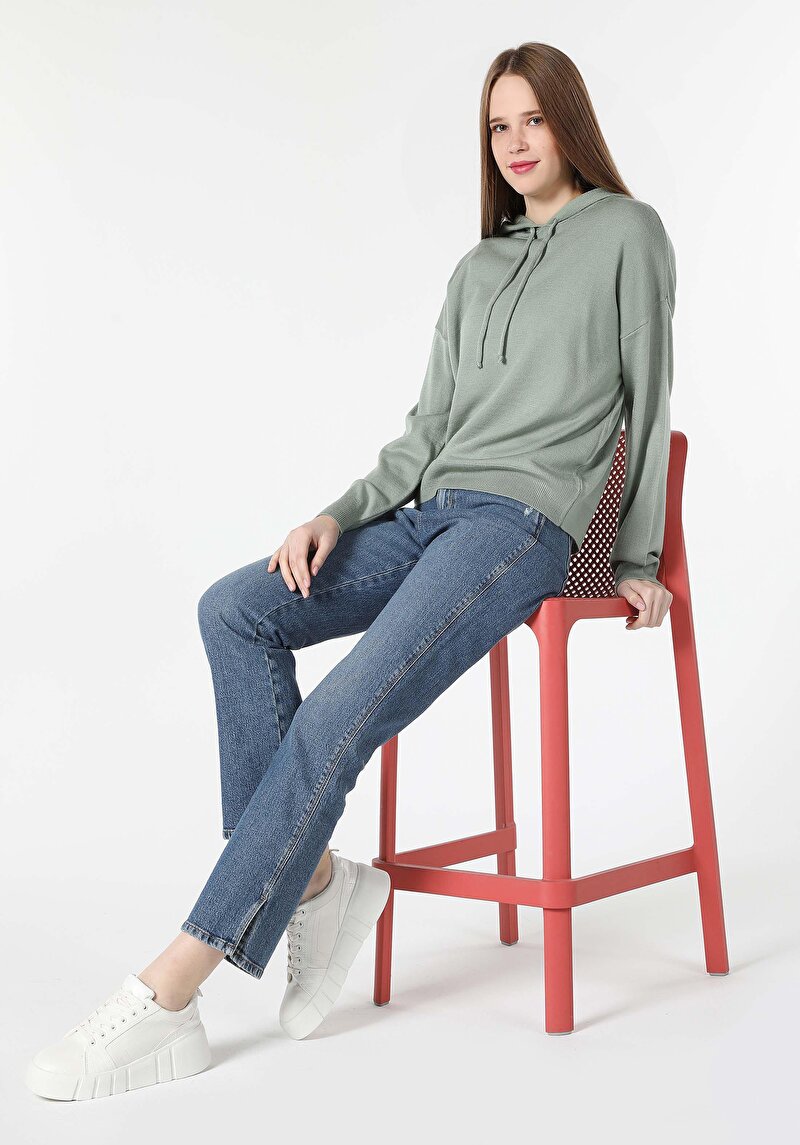 Imagine a Pulover De Dama Verde Regular Fit Cl1061030