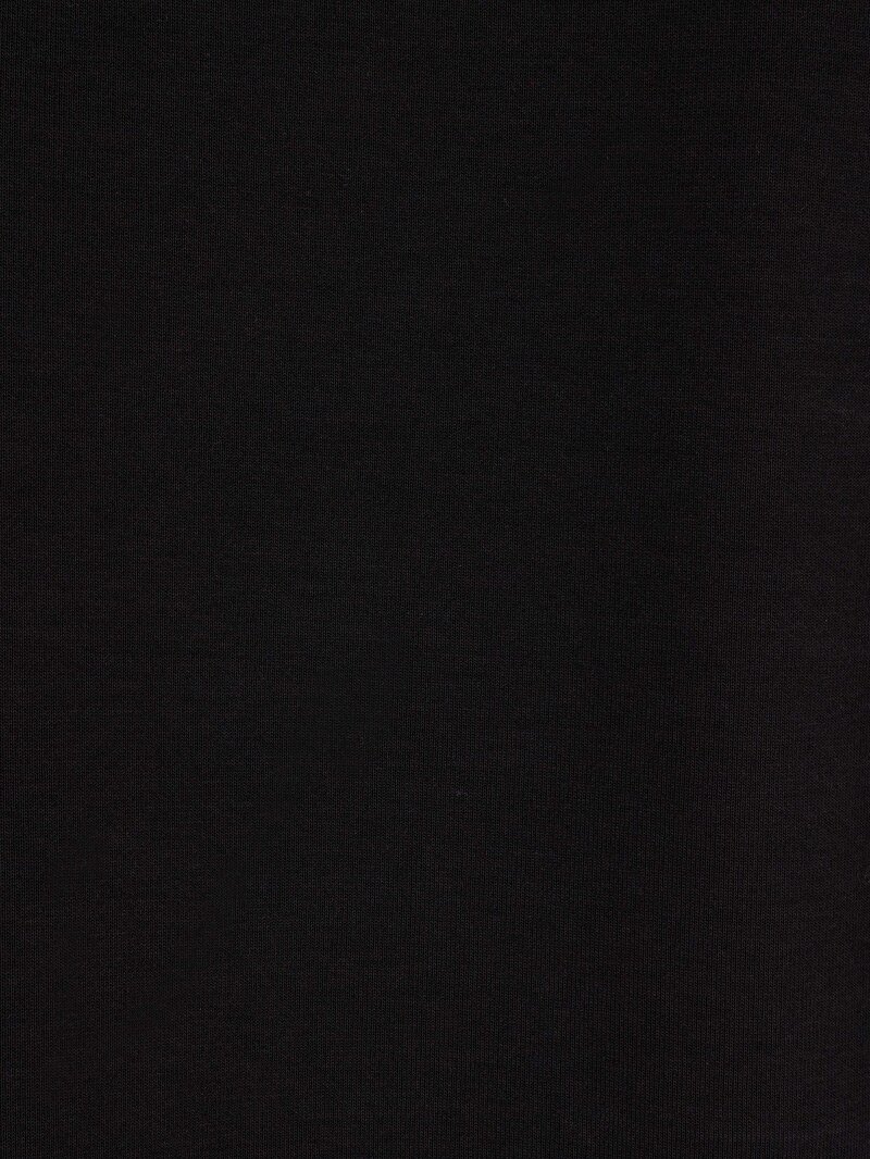 Afișați detalii pentru Regular Fit Round Neck Tricou Negru Cu Mânecă Lungă Pentru Femei