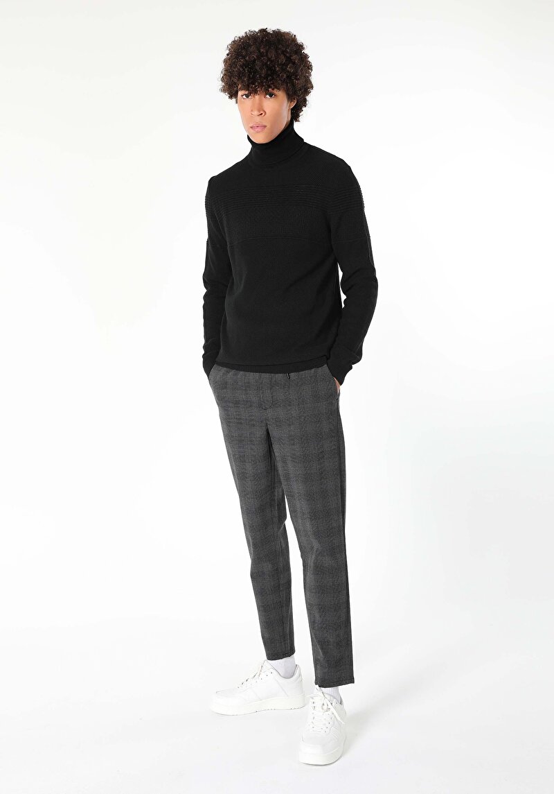 Imagine a Pulover De Barbati Negru Slim Fit  Cl1061121