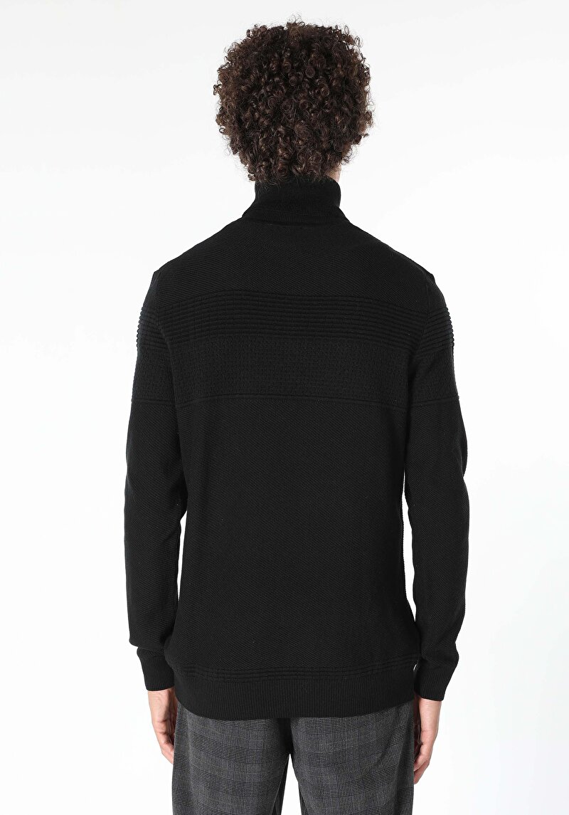 Imagine a Pulover De Barbati Negru Slim Fit Cl1061121