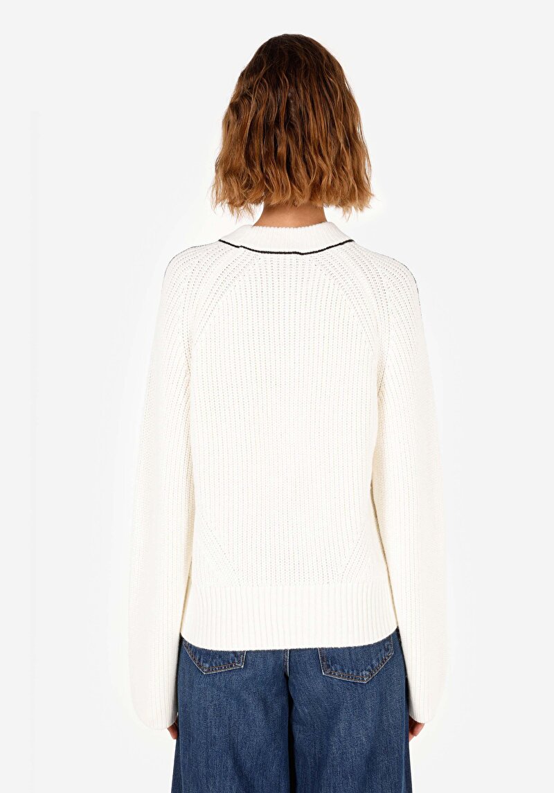 Imagine a Pulover De Dama Ecru Regular Fit Cl1071119