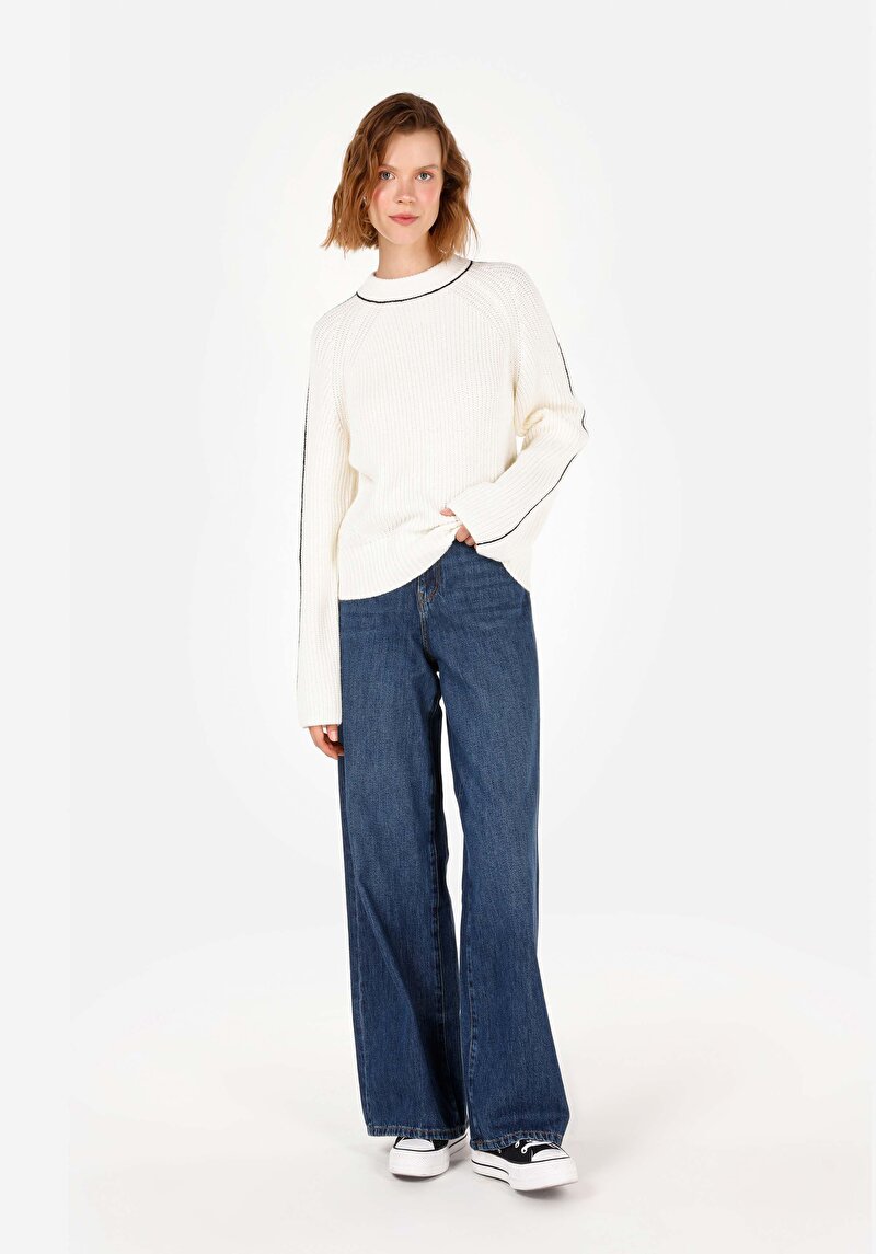 Imagine a Pulover De Dama Ecru Regular Fit Cl1071119