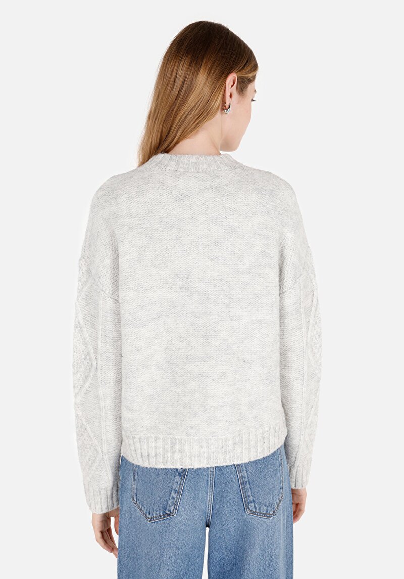 Imagine a Pulover De Dama Gri Regular Fit Cl1071120