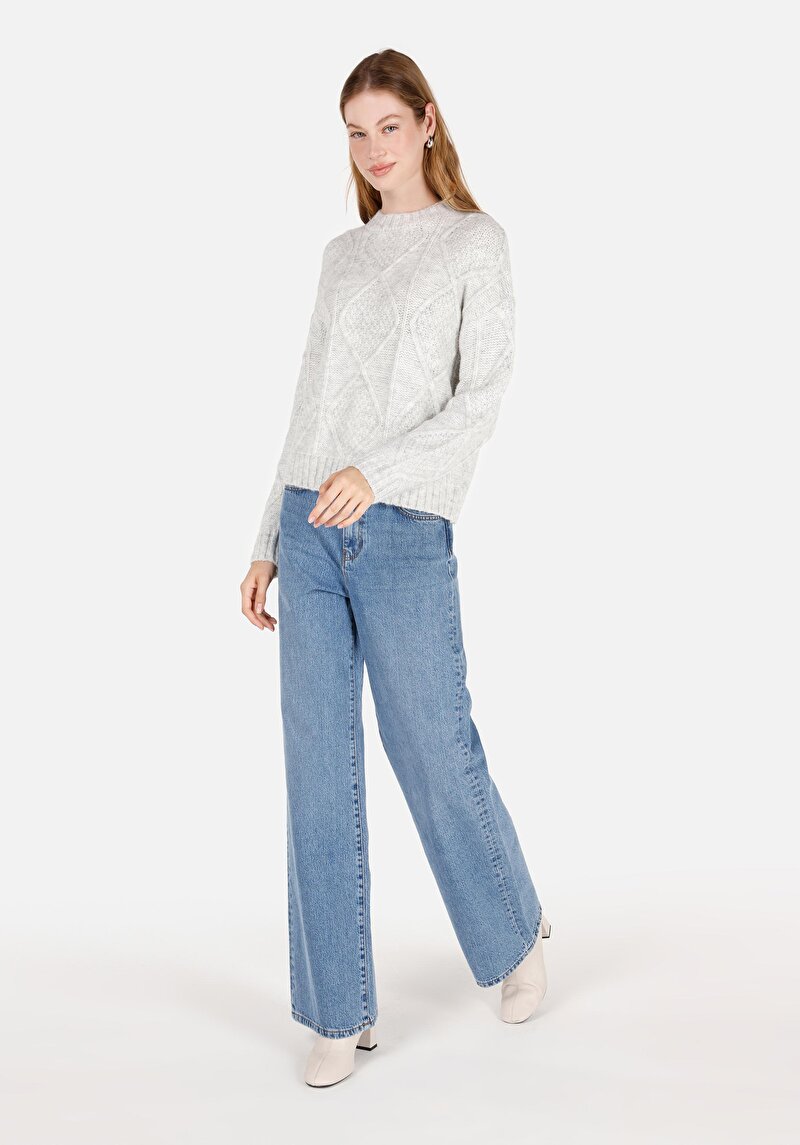 Imagine a Pulover De Dama Gri Regular Fit Cl1071120