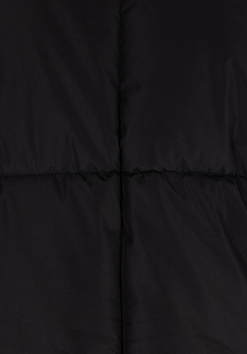 Afișați detalii pentru Palton Negru Pentru Bărbați Slim Fit