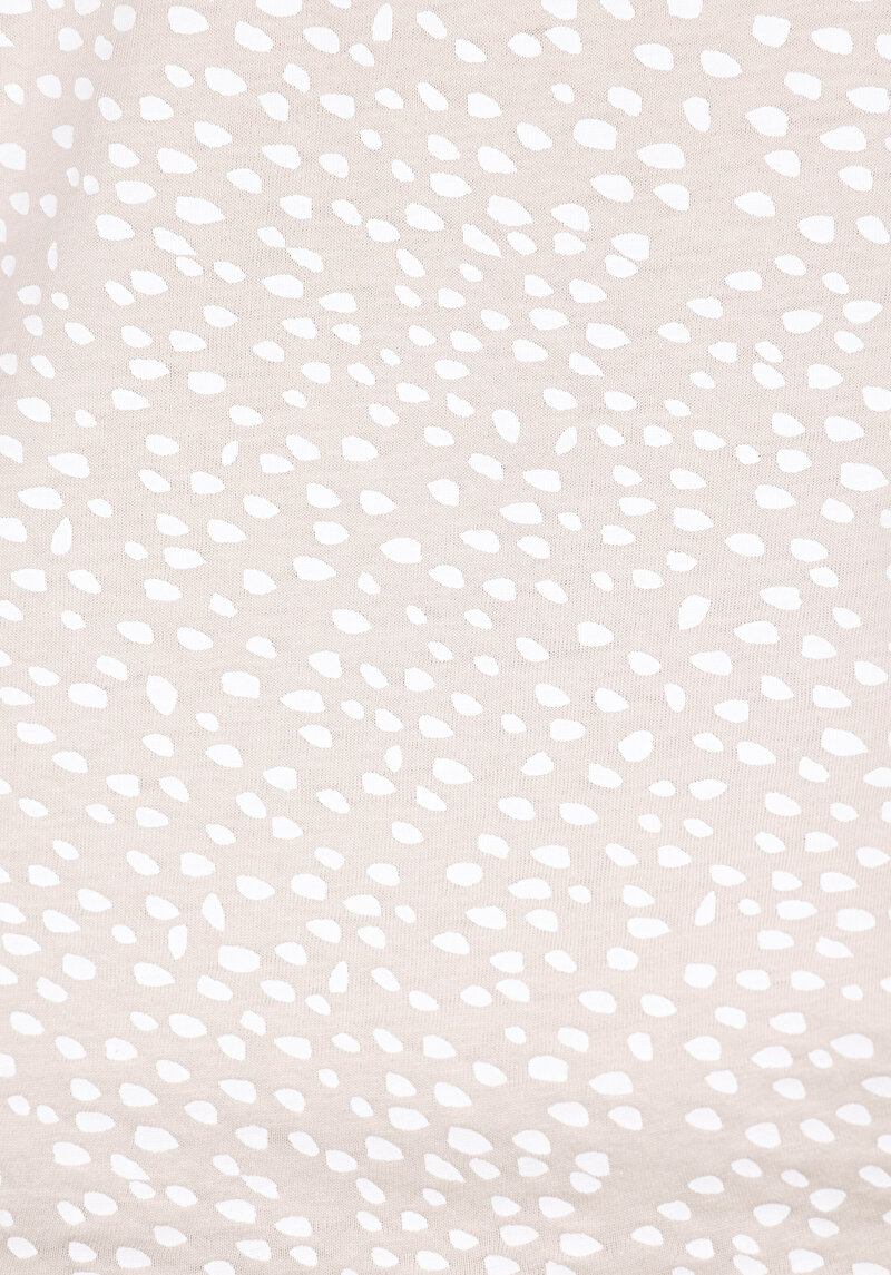 Imagine a Tricou Cu Maneca Scurta De Dama Bej Slim Fit  Cl1073447