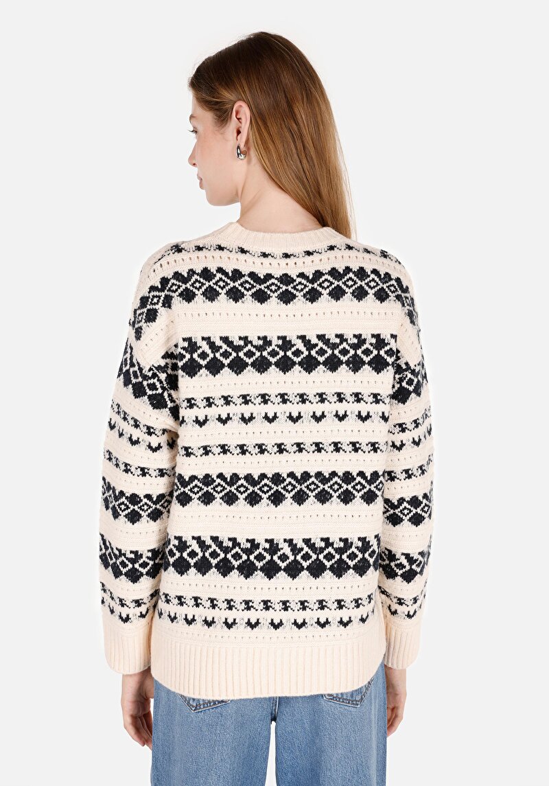 Imagine a Pulover De Dama Ecru Regular Fit Cl1071130