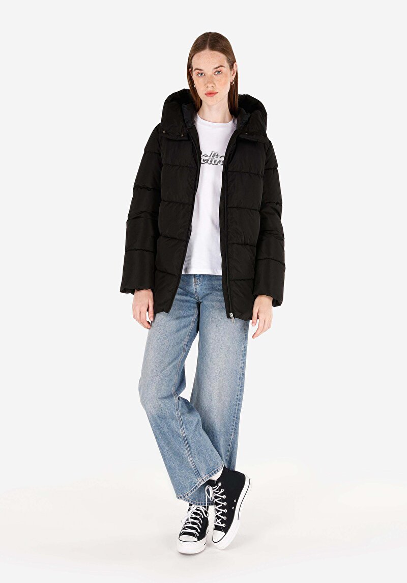 Imagine a Jacheta De Dama Negru Regular Fit Cl1070731