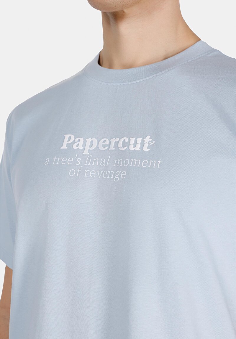 Afișați detalii pentru Tricou Cu Maneca Scurta De Barbati Albastru Comfort Fit  Cl1074402