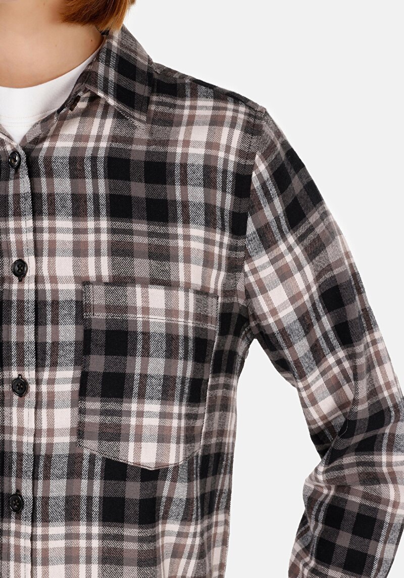 Afișați detalii pentru Camasa Cu Maneca Lunga De Dama Negru Regular Fit  Cl1071174