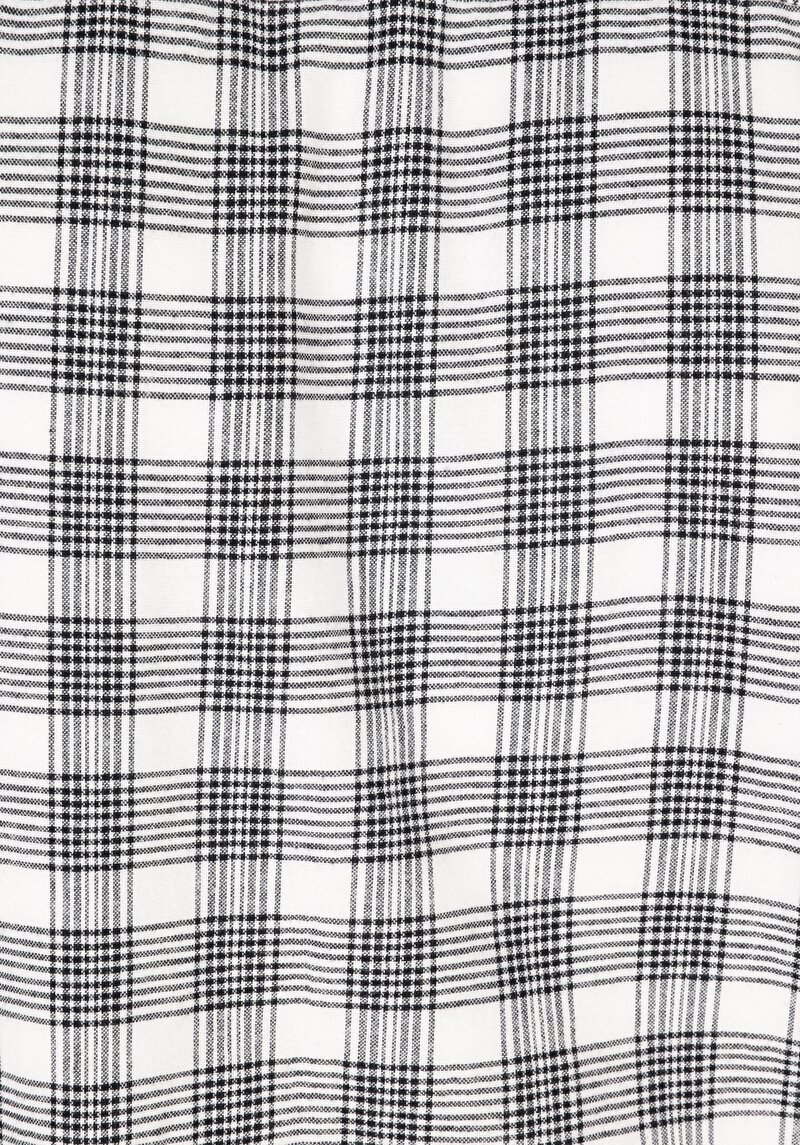 Afișați detalii pentru Cămașă Slim Fit Gât În Carouri Cămașă Cu Mânecă Lungă Ecru Pentru Bărbați