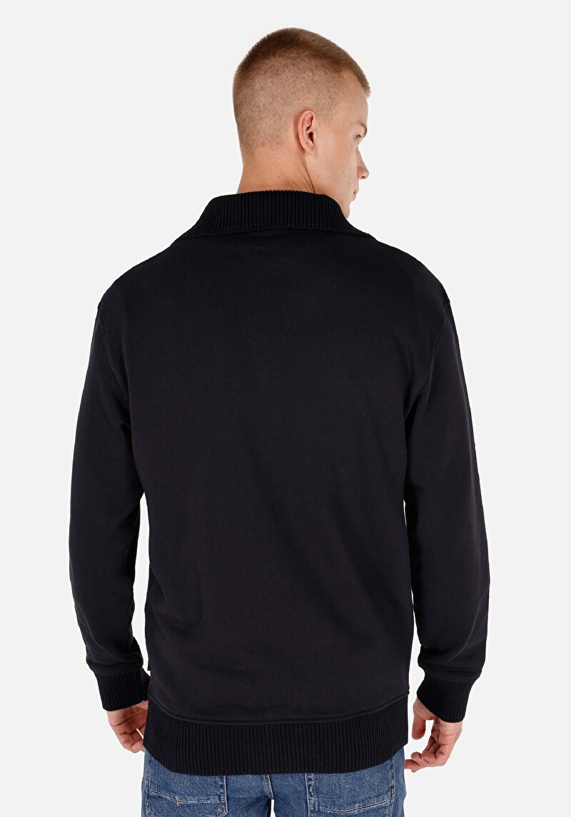 Afișați detalii pentru Hanorac / Bluza De Barbati Negru Comfort Fit  Cl1071231