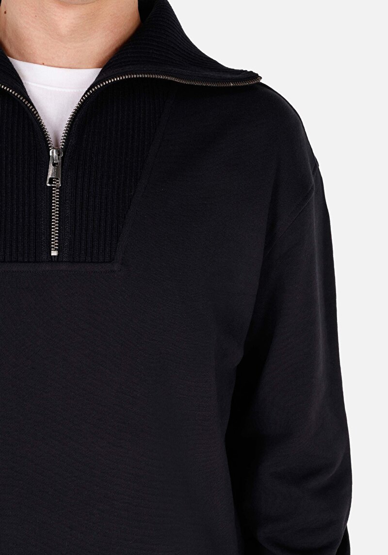 Afișați detalii pentru Hanorac / Bluza De Barbati Negru Comfort Fit  Cl1071231