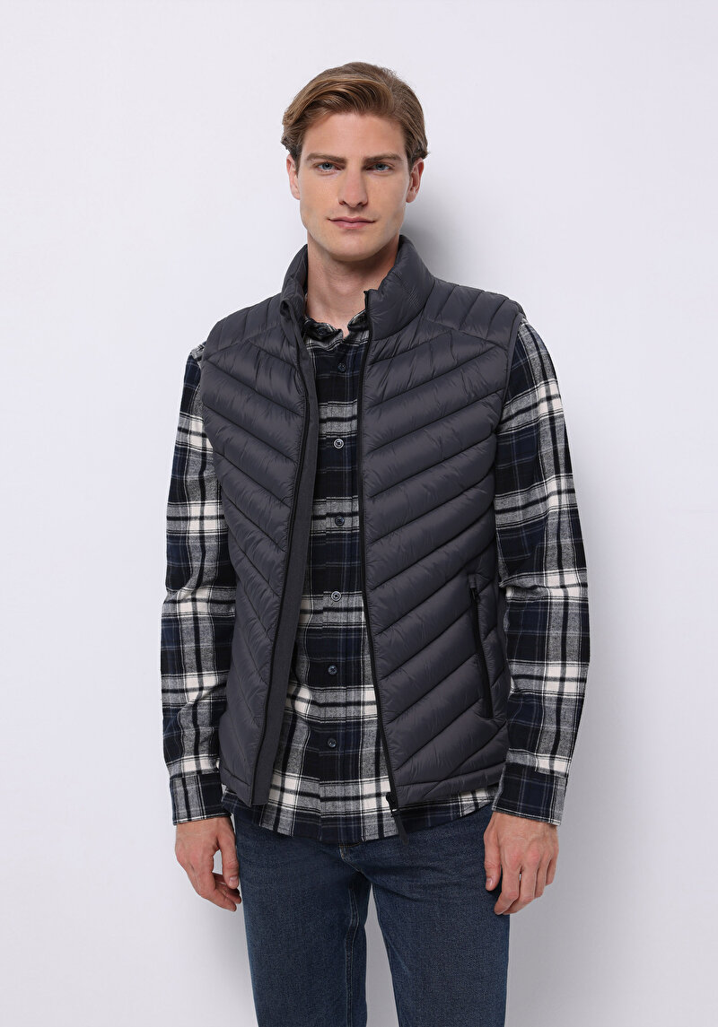 Imagine a Vesta De Barbati Antracit Slim Fit  Cl1071238