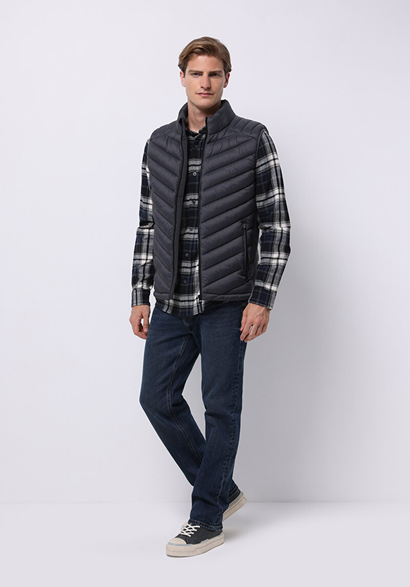 Imagine a Vesta De Barbati Antracit Slim Fit Cl1071238