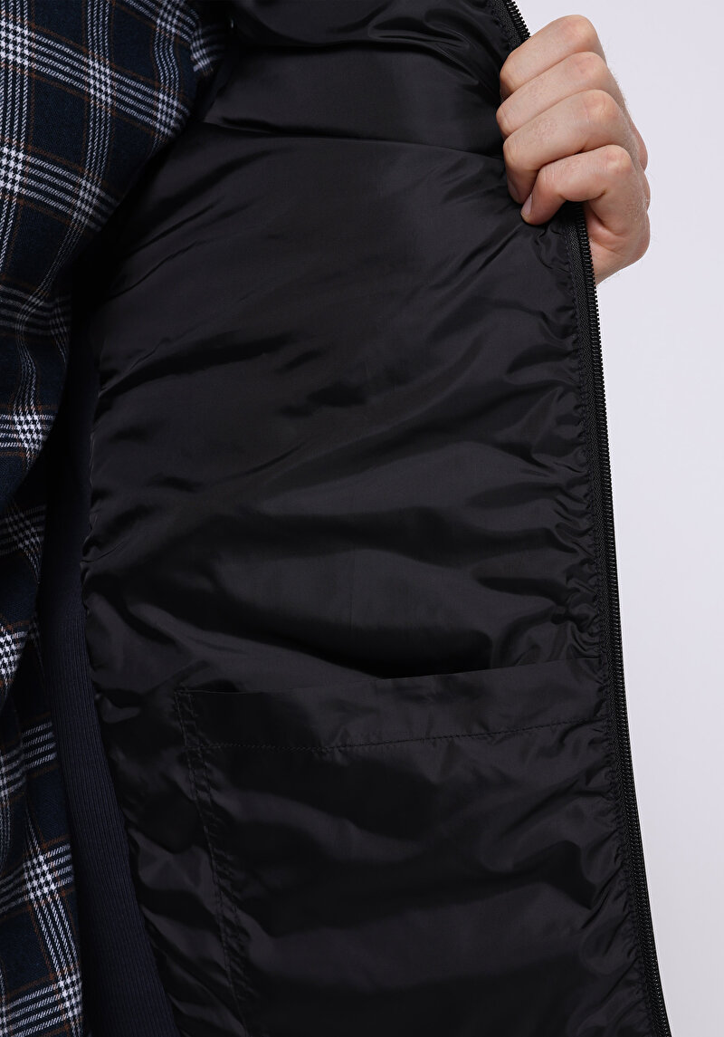 Afișați detalii pentru Vesta De Barbati Albastru Marin Slim Fit  Cl1071238