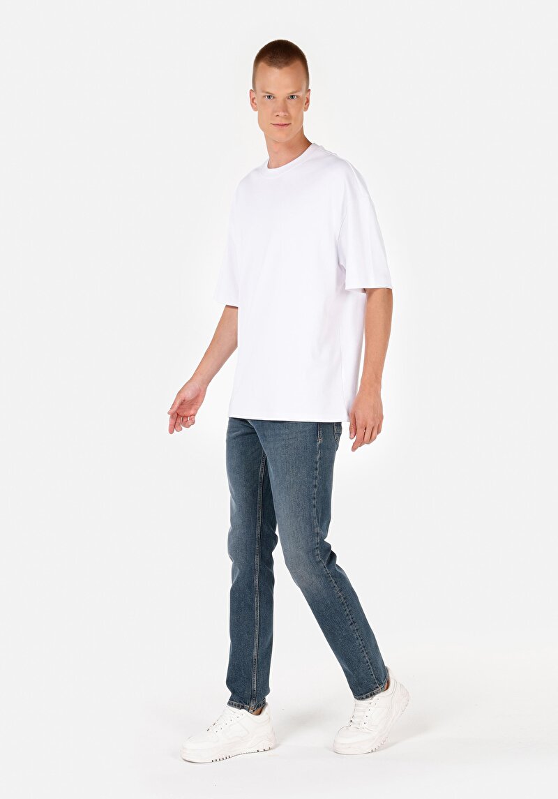 Afișați detalii pentru Pantaloni De Barbati Negru Straight Fit 044 Karl Cl1071279