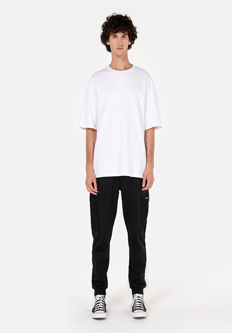 Imagine a Pantaloni De Trening De Barbati Negru Slim Fit  Cl1071280